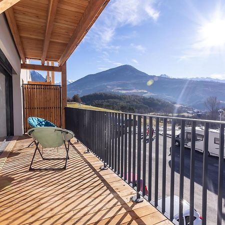 Au Calme Des Sommets - Vue Montagne Apartman Embrun Kültér fotó